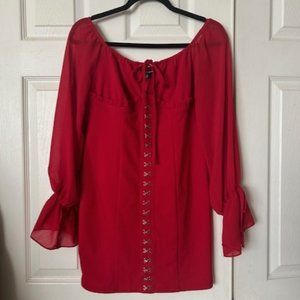 Fashion Nova Off Shoulder Mini Dress, Size M